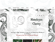 Tablet Screenshot of himalayanclarity.com